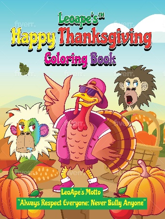 leope's Happy Thanksgiving coloring Book